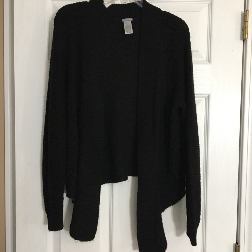 Black cardigan